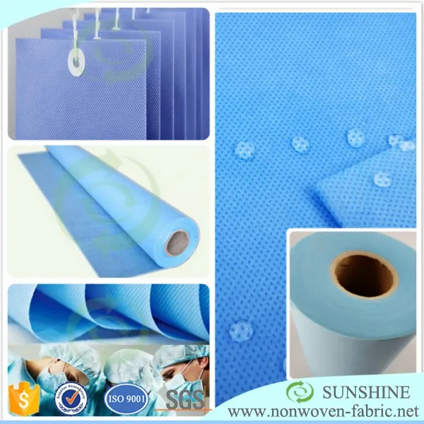 Medical product material fabric sms nonwoven cloth/sell smms sms non woven fabric for surgical cap
