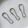 Wholesale Metal S-Ring Curtain Clasp Split Key Ring Hook Chain Loops,Sprung Metal Hooks Antique Silver Plated