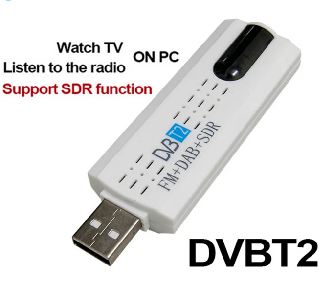 New Usb Dongle Dvbt2 Dvbt Dvbc+fm+dab+sdr Digital Hdtv Stick Tuner
