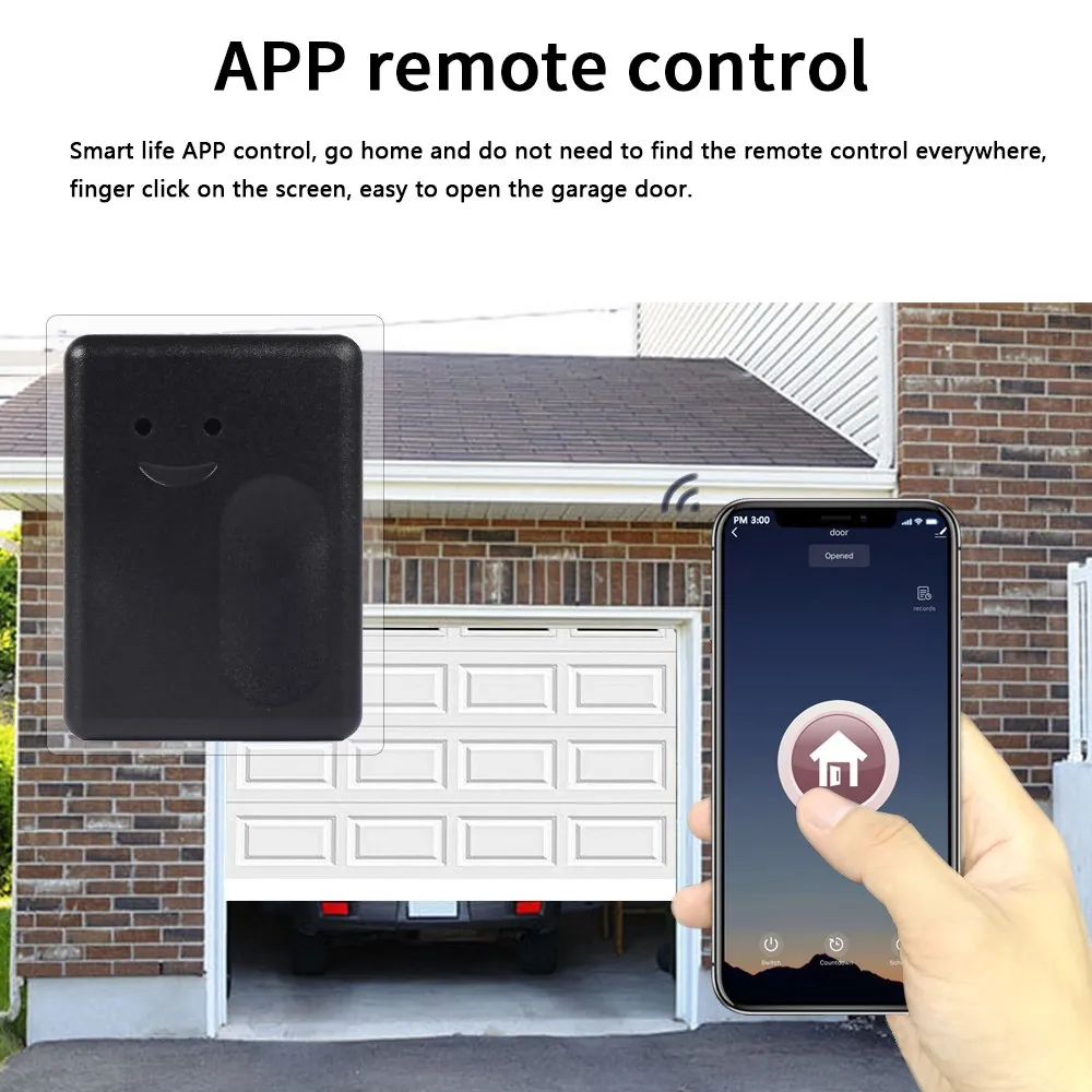 Wifi Smart Remotely Control Existing Garage Opener With