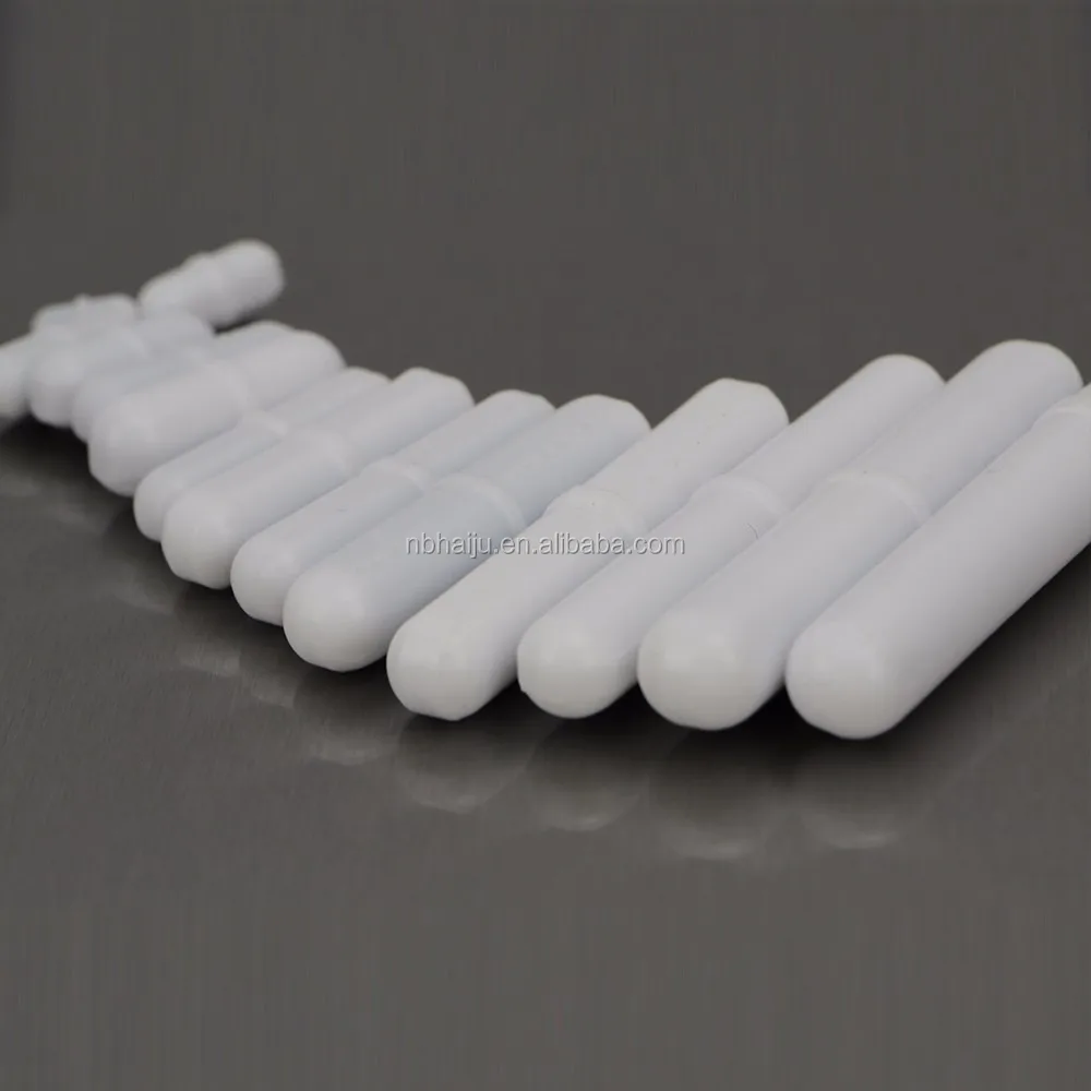 Factory Direct Sale Laboratory White Stir Bars Ptfe Material