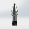 Tungsten Carbide Cutting Tools Rock Drill Bits 25mm Round Shank Cutter Teeth C31HD BTK03