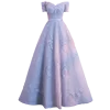 Boutique Quality Silver Beading Bridesmaid Maxi Evening Dresses