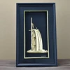 Good Price for 3D Building Model 24K Gold Photo Frame, Gold Picture 3D Frame For Wall Decoration