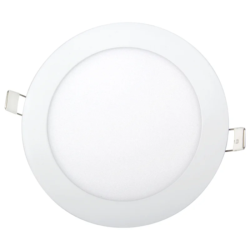CE RoHS certified kecent round led panel light for ceiling embedded 6w ultra slim panel downlight smd 2835 aluminum surface