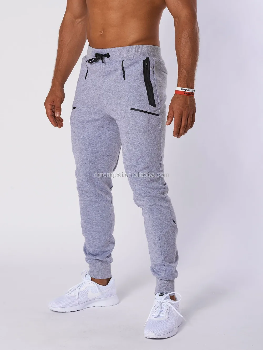 slim fit warm up pants