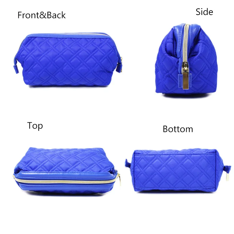 Lovely Blue Small Bag Beautiful Nylon Cosmetic Bag Portable Makeup Pouch Buy Nylon Zipper