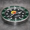 water ghost stainless steel wall clock,wall clock machine,roleable wall clock