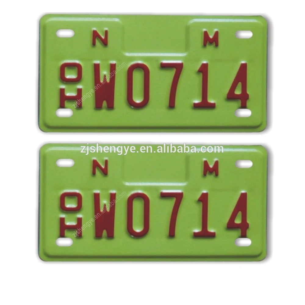 Personalized Decorative Custom Embossed American Car Plates