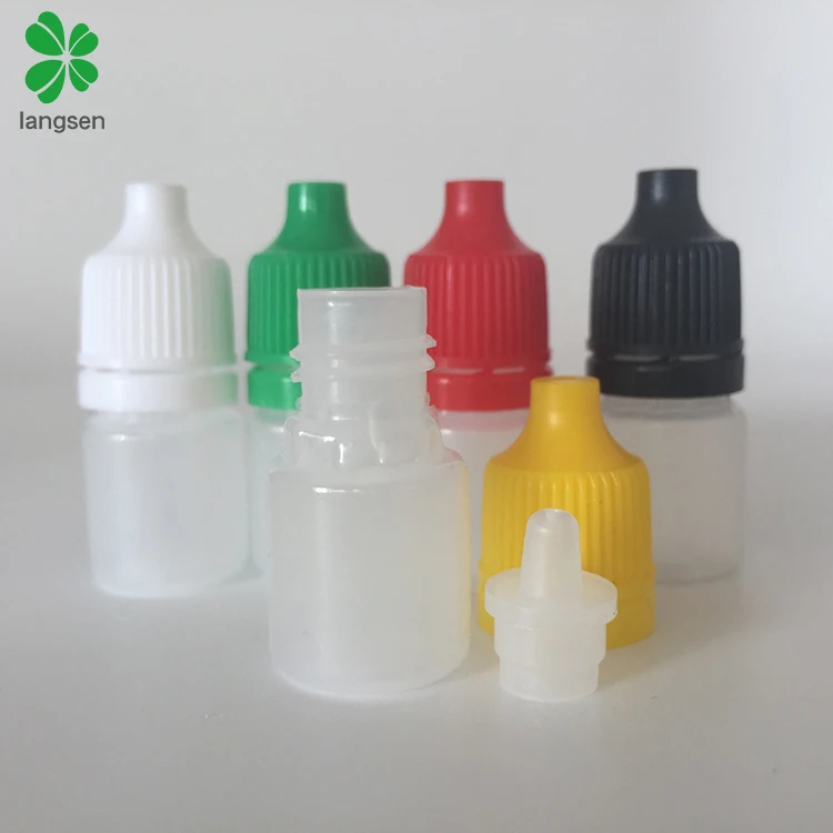 Plastic PE 3ml eye drop bottle