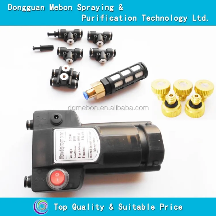 39 nozzles micro fog pump,fine mist cooling mist system