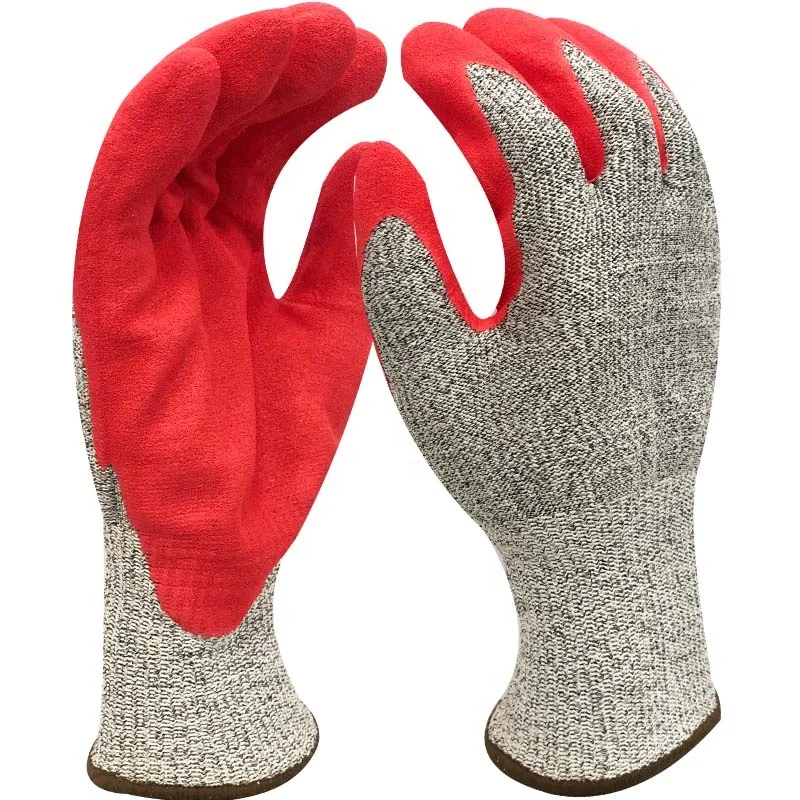 Nmsafety Super Safety Ansi Cut A5 Tpr Anti Shock Gloves Impact Ce En388