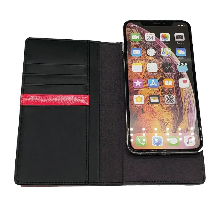 Slider Universal Smartphone Wallet Case With Credit Card Slots Suit For All Smartphone