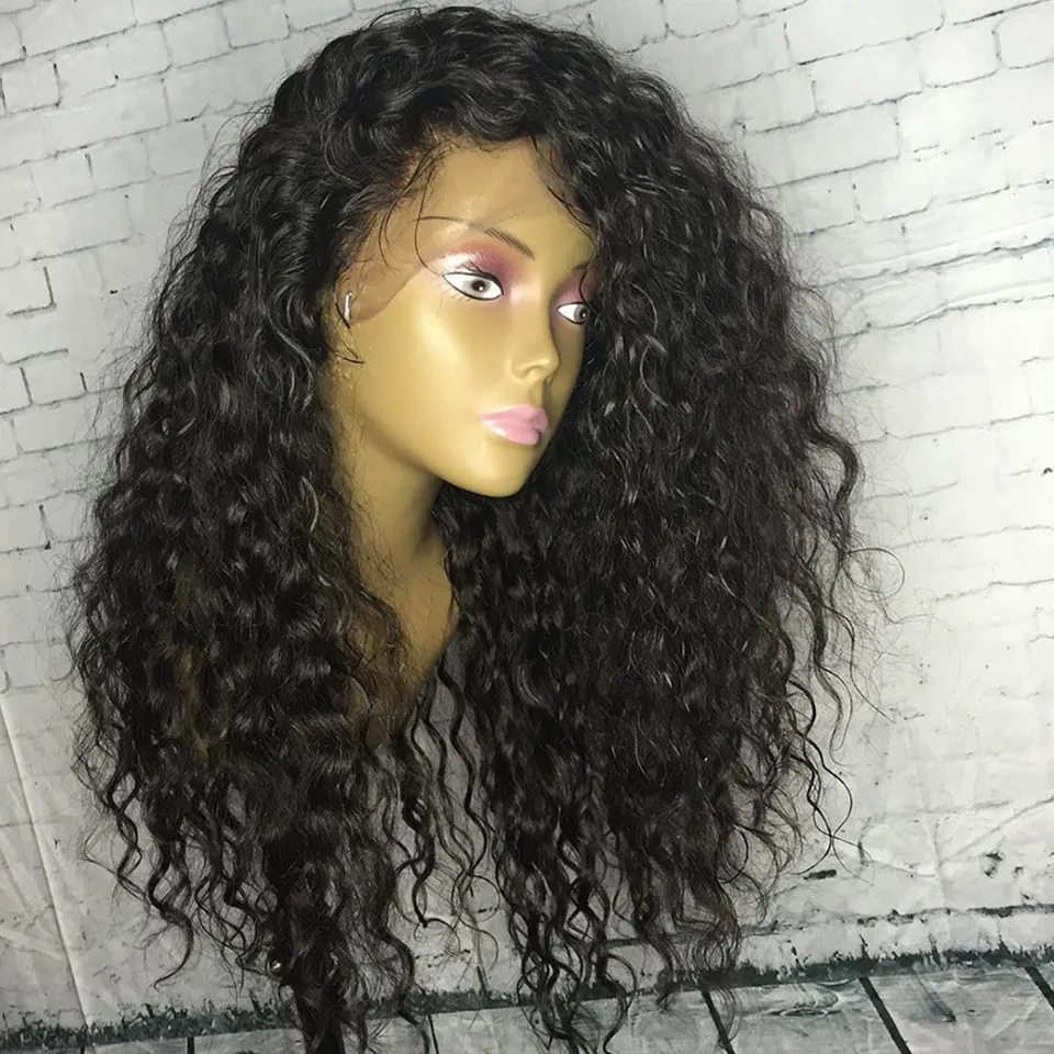 13*6 Lace Front Wig Raw Indian Water Wave Virgin Human Hair Pre Plucked