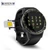 2018 Promotion Circular MTK2503 GPS Compass Heart Rate Smartwatch 480 mAh Battery F1 Smart Phone Watch