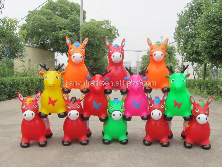 ride on bouncing animals