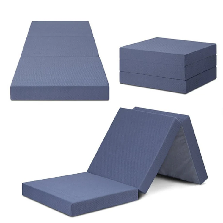 3 Folding Bed Mattress Wholesale Memory Foam Travel Bedroom Furniture Home Furniture