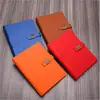 2019 leather portfolio agent fashion journal 6 ring binder notebook