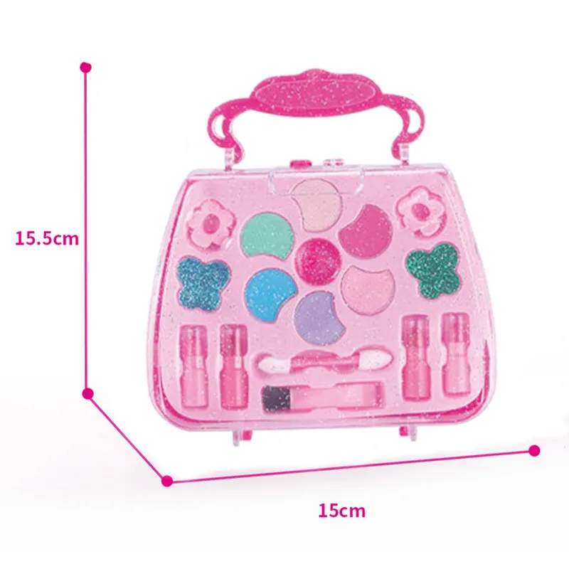 Kid Girls Makeup Cosmetic Set with Storage Box Eco-friendly Makeup