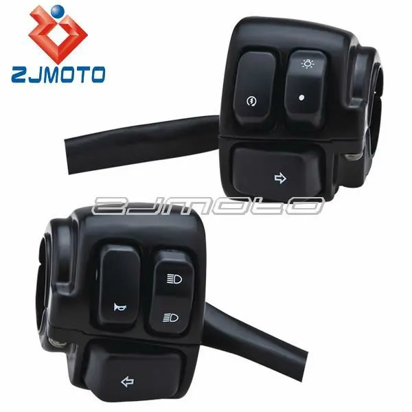 '02 '05 Vrod Handlebar Switch Controls W/housings Black Vrsc Hand