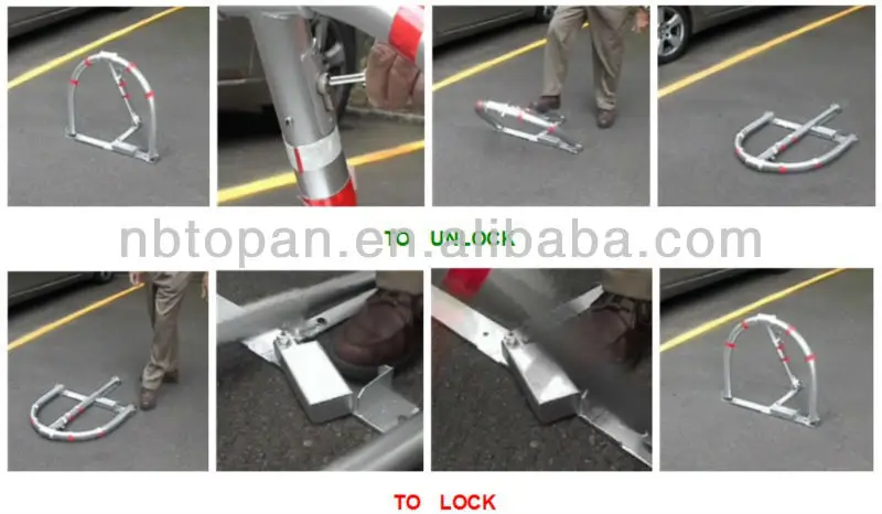 570mm High Heavy Duty Construction Semi Automatic Parking Barrier - Buy