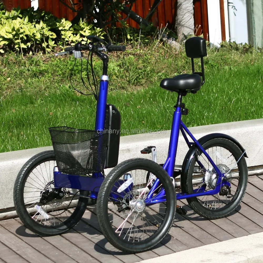 China Electric Power Assist Trike 3 Wheel Electric Bicycle E Bike Cheap 