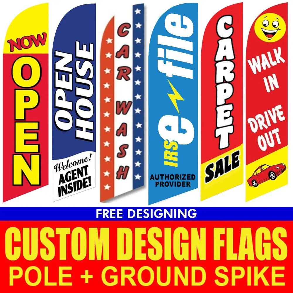 T/_Mobile King Swooper Feather Flag Sign Pack of 20