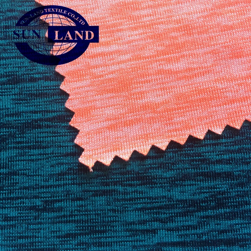 100% Polyester Dry Fit 1*1 Rib Knit Fabric For Sportswear Garment ...