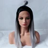 Private Label Heat Resistant Synthetic Lace Front Wig with Customization