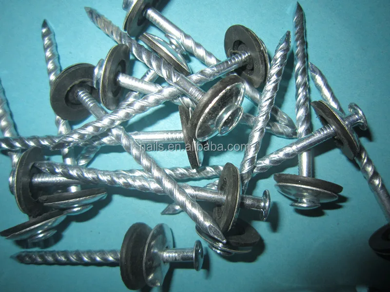 China Factory Ibr Sheet Metal Roofing Screws Nails With Washer Buy