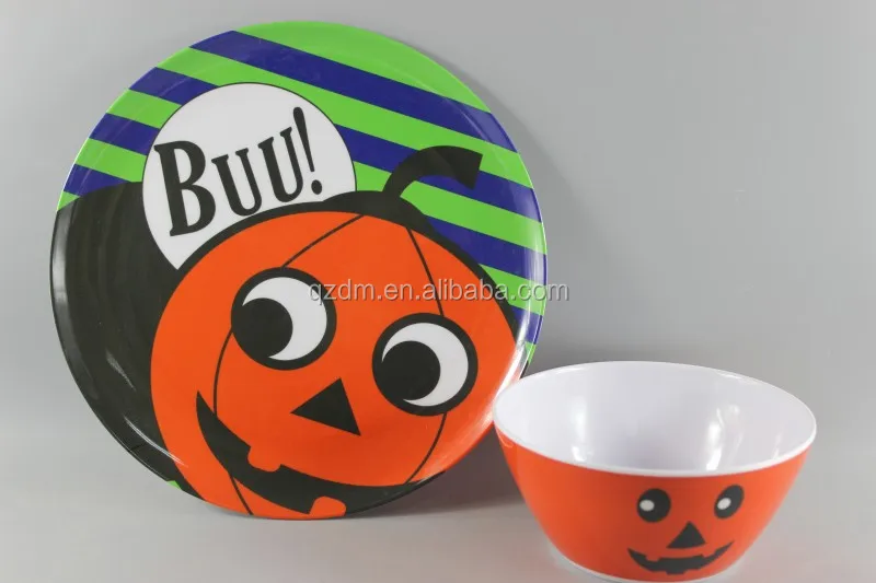 Hallowmas Day Melamine Salad bowl for Pumpkin Print