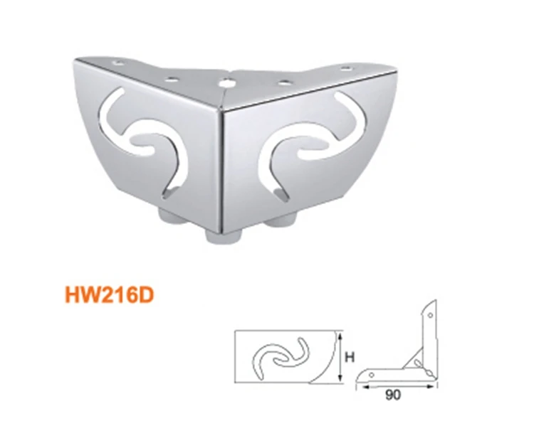 Qualified Special Metal Decorative Fancy Furniture Legs Brightness