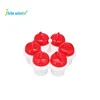 2018 Amazon Hot Selling FDA 6 Packs Silicone Egg Boiler with Lovely Pattern