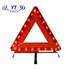 High quality emergency ABS flashing light warning triangle with AA-battery