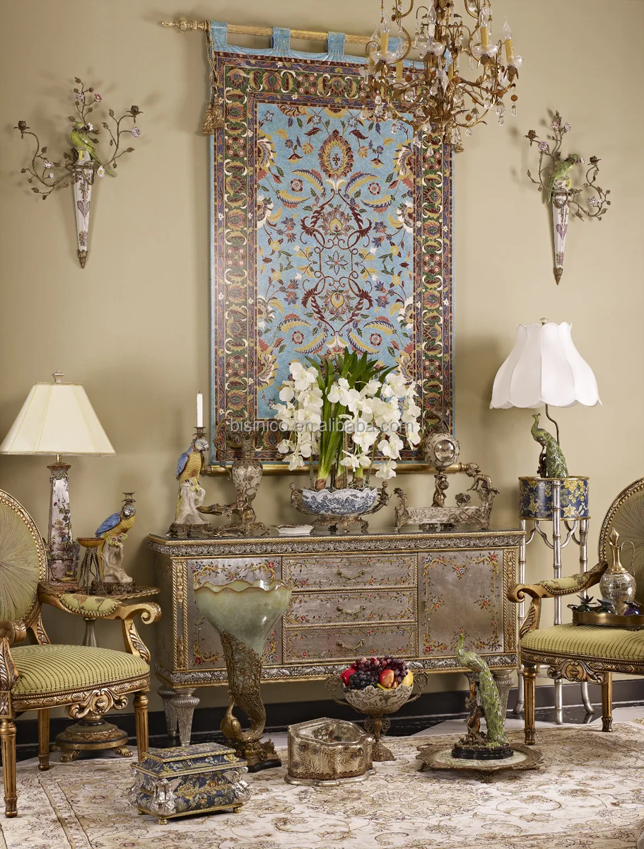 French rococo style vintage hand painted console table,luxury ...