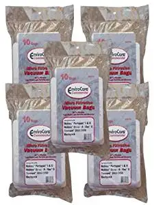 50 Castex, Nobles, Tennant Commercial Allergy Backpack, Canister, Tank Vacuum Cleaner Bags 611780, 613325, Nobles Portapac 1& 2, Nobles Strap-A-Vac II, Tennant, 3000/3050, Castex, 900005 Portapac