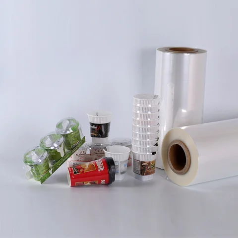 Transparent 19 mic plastic pof shrink tube film