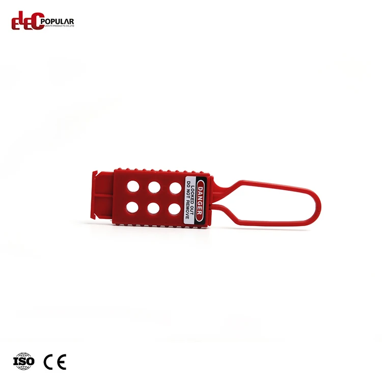 Super September High Quality Insulation Nylon Hasp Lock Safety Lockout With Logo