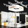booth tradeshow 10x20 exhibition booth space with hanging sign, custom acrylic exhibition display trade show displays