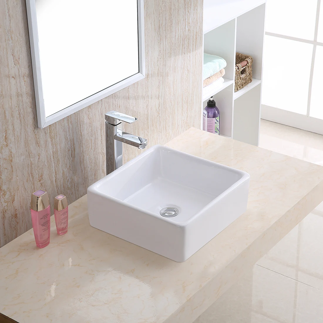 6061 Cheap Prices Square Shape Freestanding Small Vessel Sink Ceramic Bathroom Washbasin Buy Washbasin Bathroom Washbasin Ceramic Washbasin Product On Alibaba Com