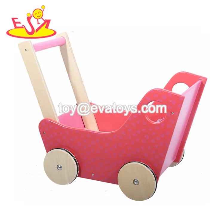 wooden baby stroller walker