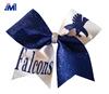Falcons glitter logo ribbon sport cheer bow cheerleader hair bow for Child