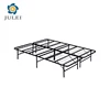 Steel platform folding bed foundation with storage function