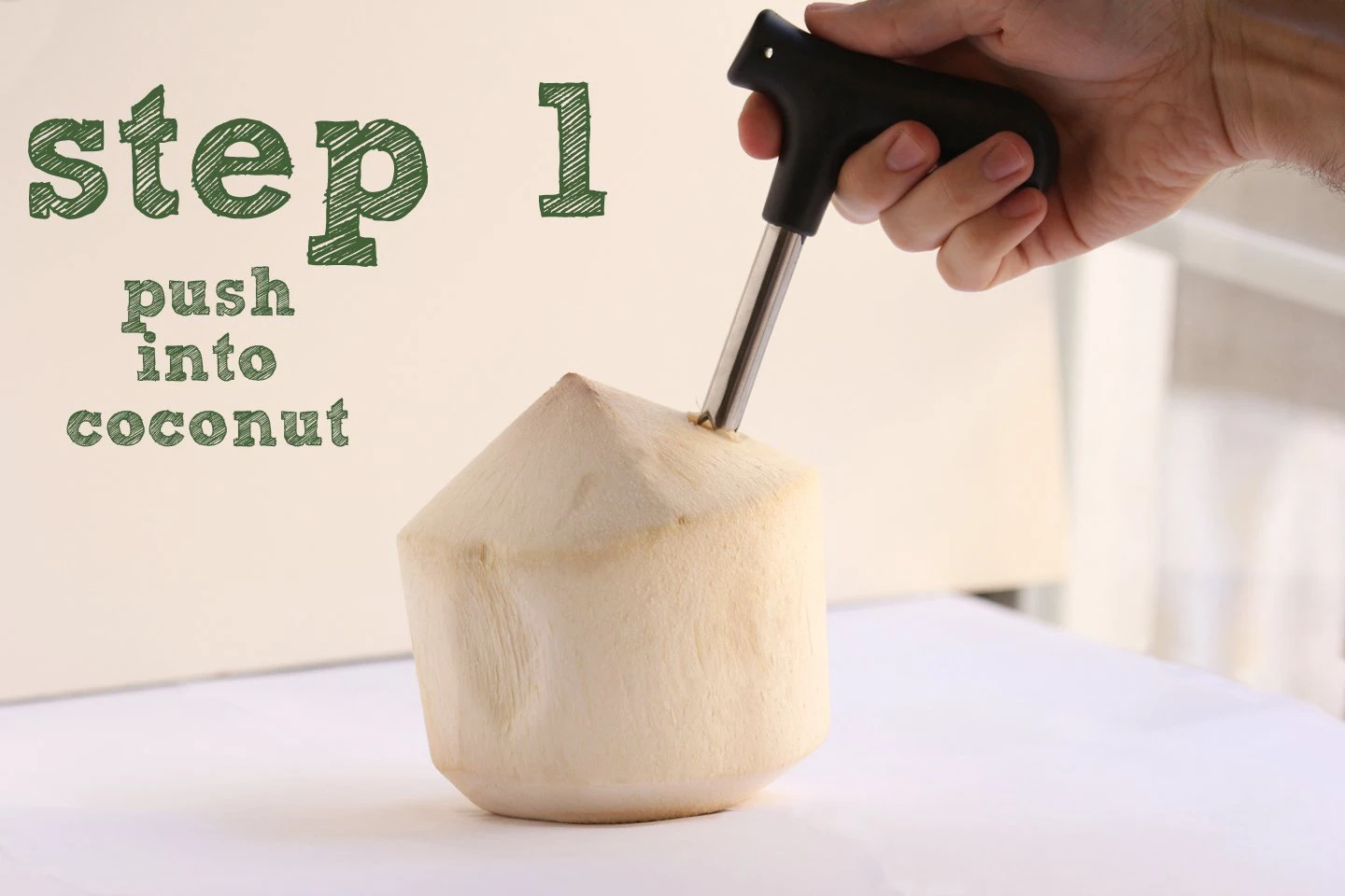High Quality Coconut Opening Tool (punch Tap) Knife Opener For Fresh