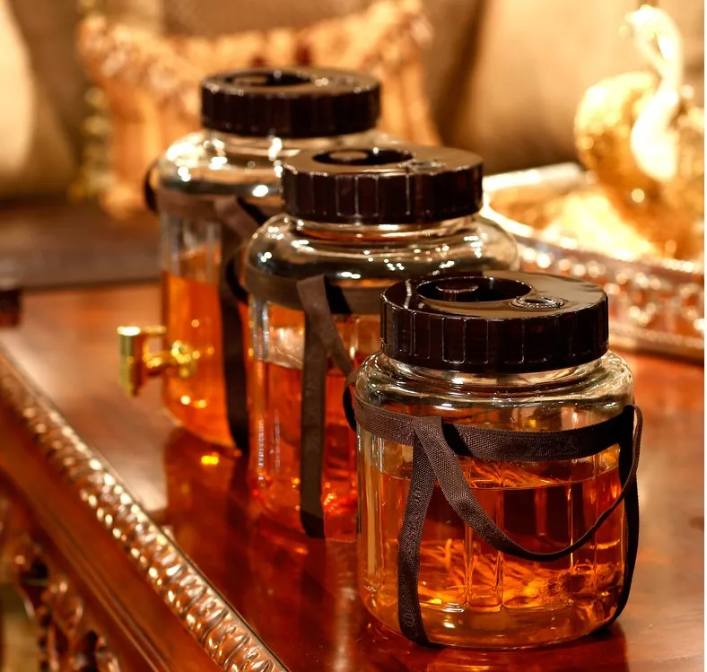 Wholesale Glass 5l Glass Mason Jar For Wine Making With Metal Lid Buy