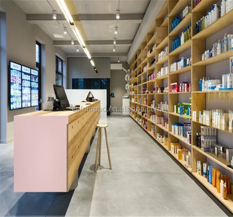 retail affordable pharmacy store fixtures best pharmacy store design