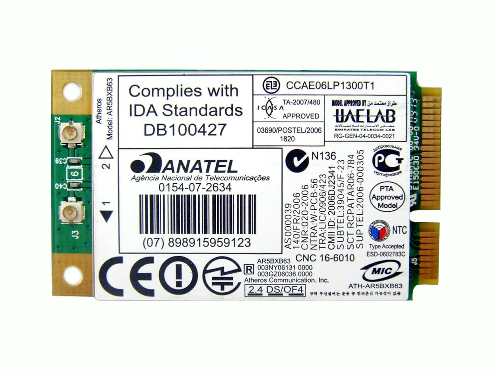 qualcomm atheros ar5007 driver vista 64