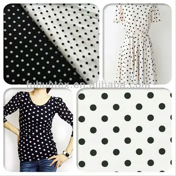 polka dot chiffon fabric