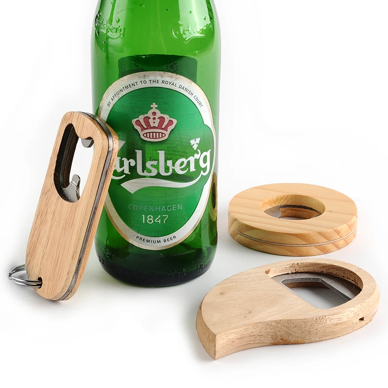 Personalized Wooden Beer Bottle Opener For Groomsmen Bar Gift Wedding Favors o 