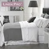 High quality solid color home textiles duvet in hotel articles white satin bedding sets king